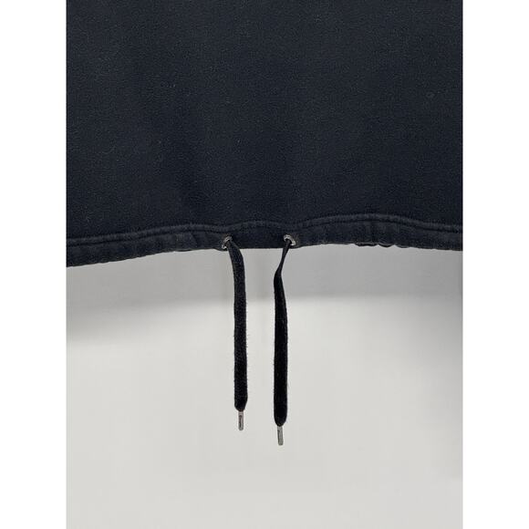 Champion Women’s Black Crop Cropped Sweatshirt Size XS Pullover Drawstring Hem - Picture 3 of 8